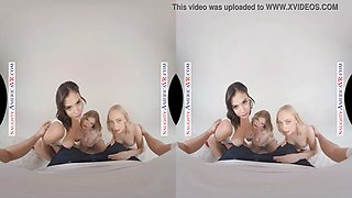 Super Sluts combine to fuck you in VR foursome