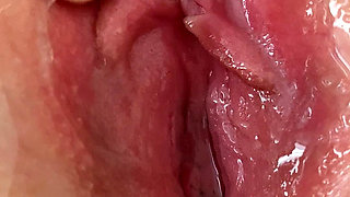 Extreme Close up Wet Pussy and Clit Orgasm
