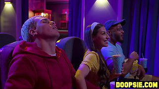 Bisexual studs 3some orgy with hairy mature