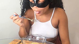 Feeding My Slave Piss Seasoned Noodles