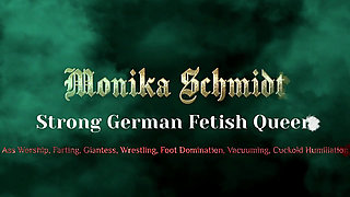 Monika Schmidt Femdom Smoking Human Ashtray Verbal Humiliaion Boot Worship