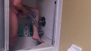 Amateur striptease and Solo masturbation