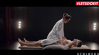 LETSDOEIT - Charming Czech Beauty Vanessa Decker Gives A Sensual Oiled Handjob Followed By A Hot Riding Session