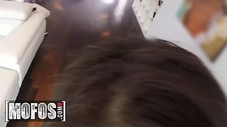 Mofos - Diamond Foxxx comes home to find her babysitter Ziggy Star smoking a dong, determines to join in
