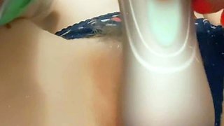 Blonde emo amateur solo masturbation