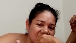 Wife deep throat