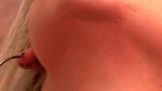 Lingerie babe fucked hard in the bathroom