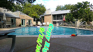 BBW Nurse Vicki Play Time in the Pool with Handsome Harry