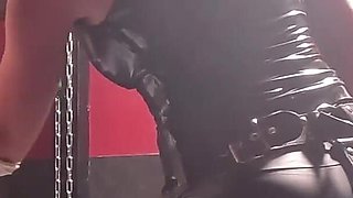 Fisting and Strapon in the Sling - Adelina Noir Feat. Mr. Backdoor