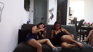 My Hot Friends Fuck In The Living Room Until They Cum - Verified Amateurs