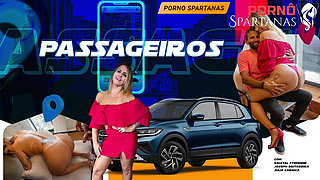 Hot Carioca Tourist Fucking Inside Uber