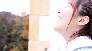 Asian Teen ARIEL SPINNER striptease masturbating