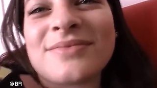 Young French Girl With Hairy Pussy Gets Her Mouth, Pussy And Ass Fucked In Pov Amateur Video