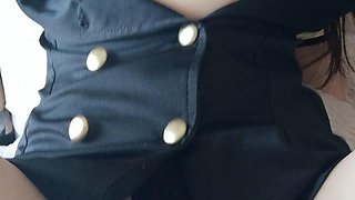 Amateur blondie solo anal masturbation