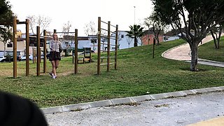 Amateur babes outdoors