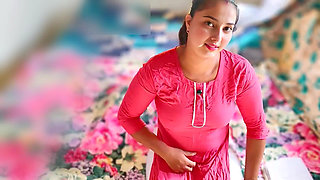 Beautiful College Teacher First Time Alone at Home and Fuck Her Tight Pussy Hindi Audio