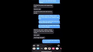 Hotwife Cheats with Sexting - Dirty Talk & Bald Pussy Action