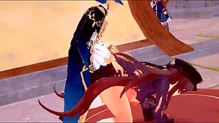 3d hentai, only pussy, before sex