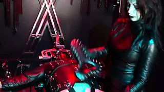 Mistress Lunatika - Cock And Nipples Stapled