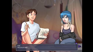 Hot girl gets plowed in 3D animation with her fuckpole