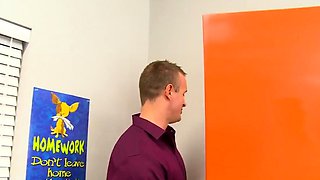 Sexy Blonde School Girl