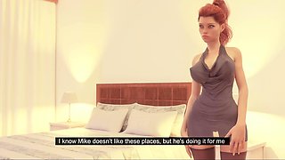 3d animated wife cheating in toilet - cuckold cartoon sex