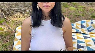 Smoking in Your Face and Bouncing Boobs Outdoor