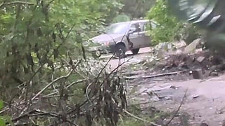 Piss, Mud and Flashing Near the Road