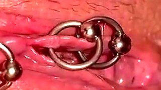 My First Time Haired Pussy Pee and Moving Clit and Asshole