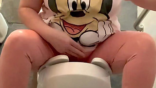 Horny Girl in the Bathroom Teasing You with Her Big Ass