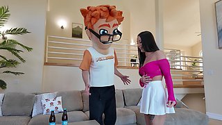Cara Mella’s Handjob and Blowjob Heat Up the Casting Couch