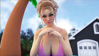 Big Tits MILF Gets Cum by the Pool Milfy City 34
