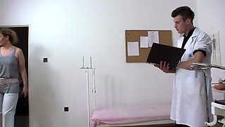 Lucky Doctor Fucks Real Hot Mature In Office