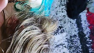 Homemade amateur blonde blowjob