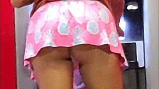 Bonaca Thong Miniskirt Exhibition