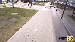 Debt4k. agent uses young doll like a cheap prostitute because of debts
