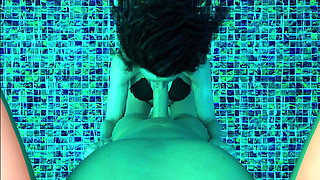 Big Tits MILF Gets Cum by the Pool Milfy City 34