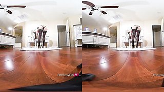 Sexy Catalina Cruz at oiled trailer