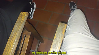 Sucking My Best Friend's Entire Cock Outdoors While It's Raining and We Were Almost Discovered Fantasiahardcoresex