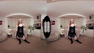 Em Yang Cuck Taunt & Tease With Spanking Paddle & Large Dildo - 8k Vr