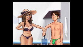 Steamy summertime saga action in a sensual game of sixty-nine