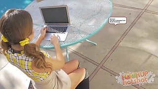 Innocent Slut Melissa Moore Is Fucked In All Her Holes By HookUp