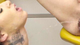 Horny Filth Hairy Stepmom Doing It Again