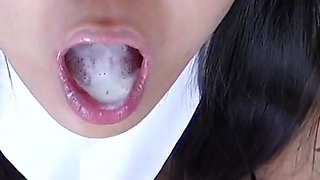 Miyu Loves to Suck Cock and Swallow Cum