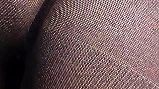 Pantyhose on my ass + your sperm
