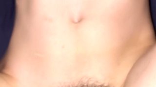Quick Cumshot on Hairy Pussy Bush in Missionary