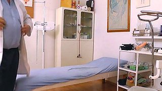 Small tit brunette gives a nice hard blowjob and fuck