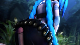 League of Legends heroes get pussy drilled raw