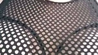 Great Big Boobs On Masturbating Redhead