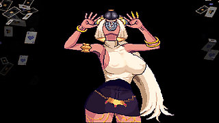 Succubus Roulette. The loser of the card game will be impregnated by the winner